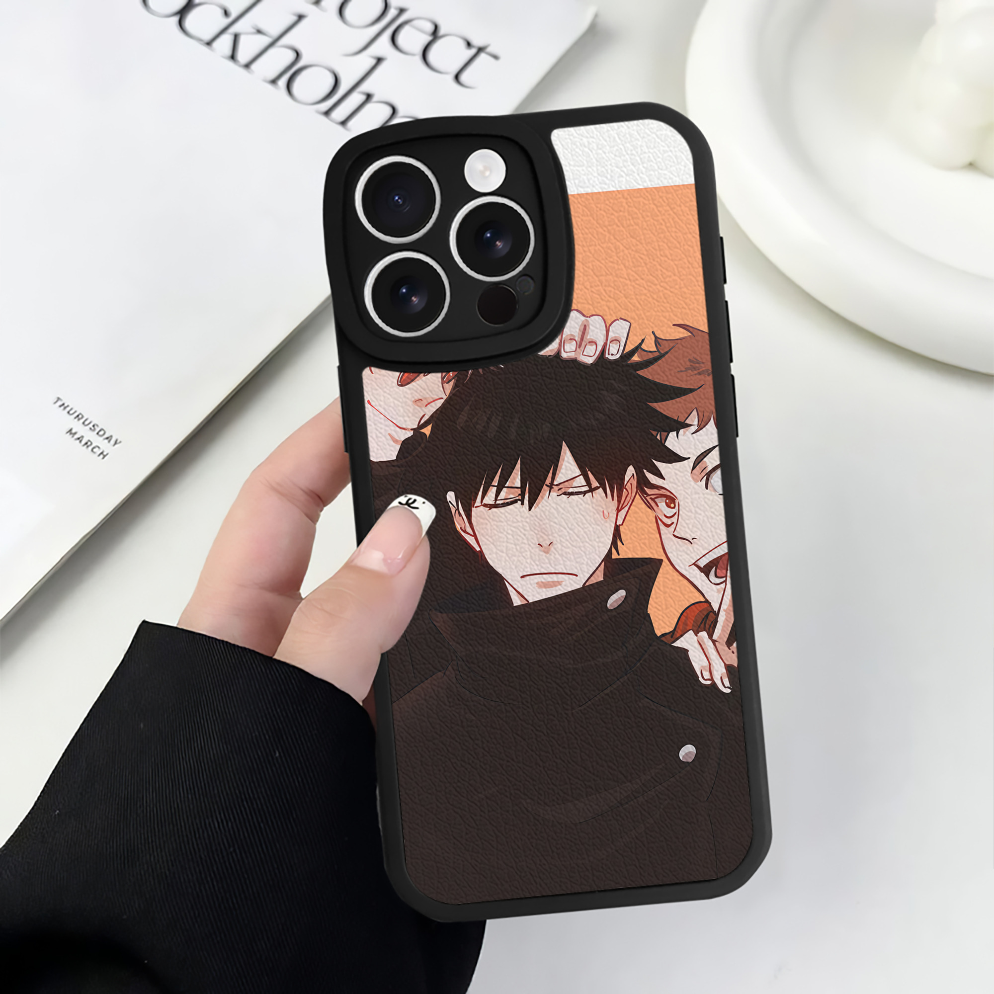 （画像用） SPY×FAMILY间谍家家酒 【iPhone 16シリーズ対応】シリコンスマホケース（レザー調） 材質：シリコン